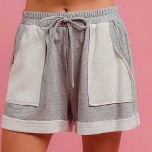 ✨NWT BiBi French Terry Knit Shorts with Side Pocket